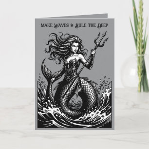 Vepar Sirene van de helse zeeën Illustratie Kaart