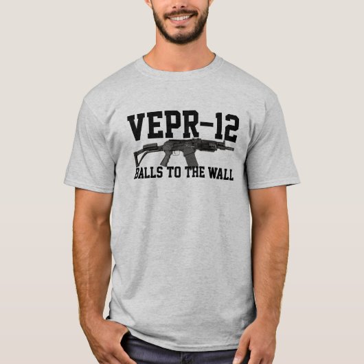 Vepr 12 - Kogels aan de muur T-shirt (Voorkant)