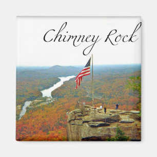 Ver boven Chimney Rock Magneet