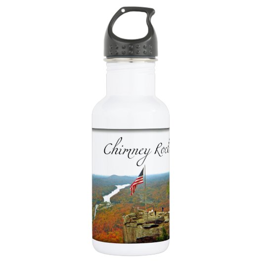 Ver boven Chimney Rock Waterfles (Voorkant)