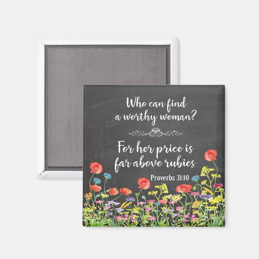 ver boven robijnen spreekwoorden 31 magneet (Voorkant / Achterkant)