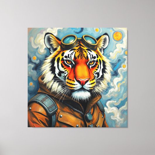 VER IN DE WOLKEN EN VERDER DAN 7 CANVAS AFDRUK (Voorkant)