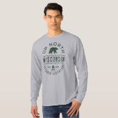 Ver in Wisconsin T-shirt (Voorkant volledig)
