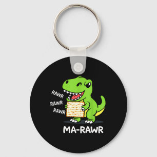 ver Maror Ma-Roar Dinosaur Grappige Pesach Sleutelhanger