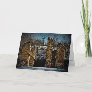 "Ver-Mill Ruïnes" kerstkaart Kaart