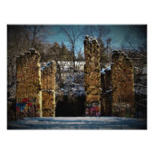 "Ver-Mill Ruins" Foto Afdruk (Voorkant)