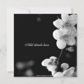 Ver-tot-leven/B&W Flora All-Occasion Invites (TBA) Kaart (Achterkant)