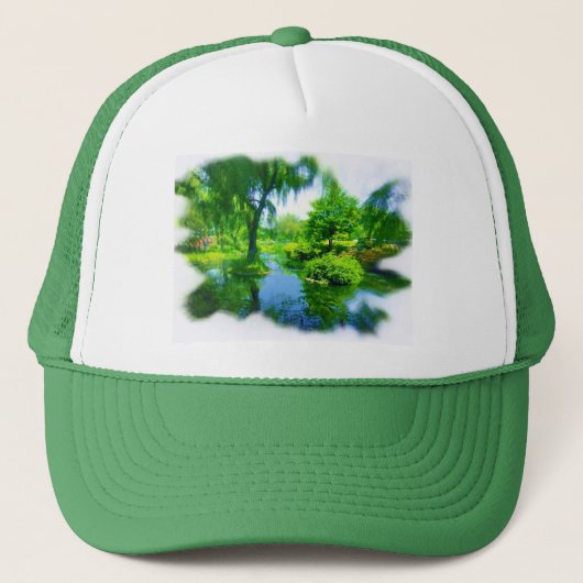 Ver van de stad trucker pet (Voorkant)