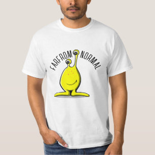 VER VAN HET NORMALE TWEE-EYED MONSTER-SHIRT T-SHIRT