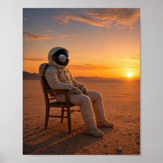 Ver van huis Poster (Voorkant)