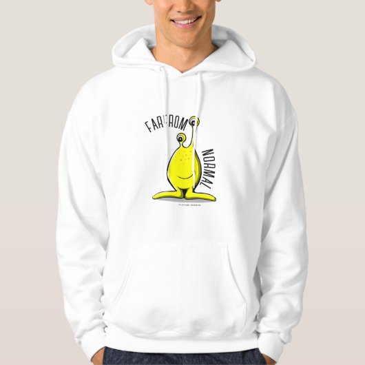 VER VAN NORMALE TWEE-EYED MONSTER HOODIE (Voorkant)