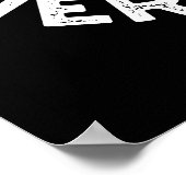 Vera Cool Funny Aloe Vera Pun Dark BG Poster (Hoek)