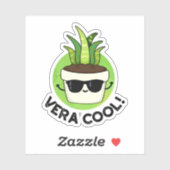 Vera Cool Funny Aloe Vera Pun Sticker (Vel)