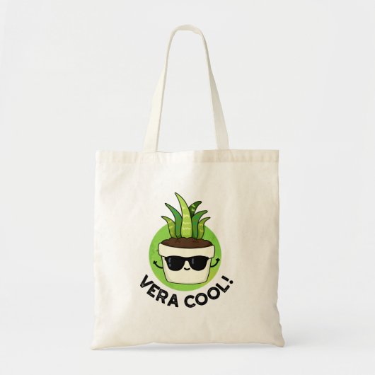 Vera Cool Funny Aloe Vera Pun Tote Bag (Voorkant)