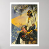 "Vera Cruz" Vintage Travel Poster (Voorkant)