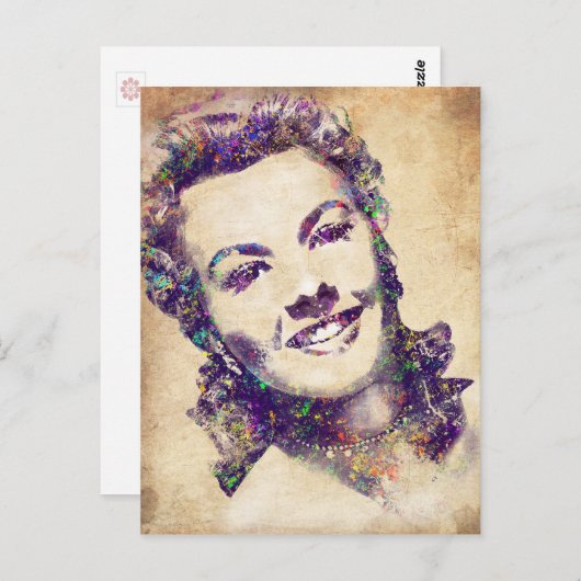 Vera-Ellen Briefkaart (Voorkant / Achterkant)