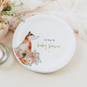 VERA Eucalyptus Greenery & Terracotta Floral Fox Papieren Bordje