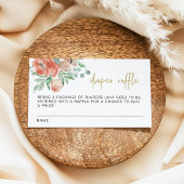 VERA Groen Terracotta Bloemenluier Raffle Kaart Plaatskaartje