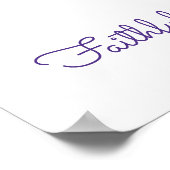 Vera initiële V doodle kunst naam en betekenis Poster (Hoek)