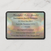 Verabickners Baroque Pearl Professional Visitekaartje (Achterkant)