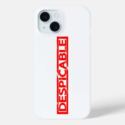Verachtelijke Stempel Case-Mate iPhone Case (Achterkant)