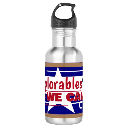 Verachtelijken Yes We Can Waterfles (Voorkant)