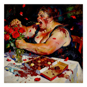 Verachting voor Rode Rozen – Een portret van rauwe Perfect Poster