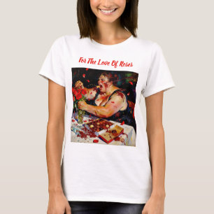 Verachting voor Rode Rozen – Een Portret van Ruwe T-shirt