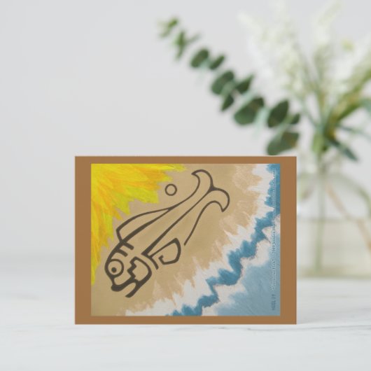 Veracruz Fish Briefkaart (Staand voorkant)