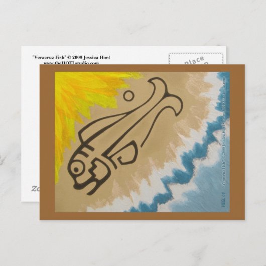 Veracruz Fish Briefkaart (Voorkant / Achterkant)