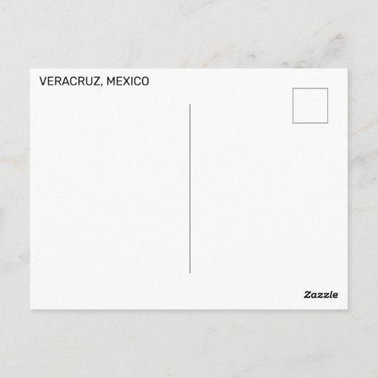 Veracruz, Mexico Briefkaart (Achterkant)