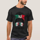 Veracruz Mexico Pride Mexicaanse vlaggenstaat T-shirt (Voorkant)