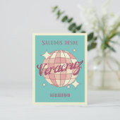 Veracruz Mexico Retro Partij Briefkaart (Staand voorkant)