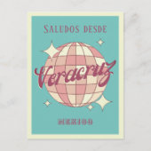 Veracruz Mexico Retro Partij Briefkaart (Voorkant)