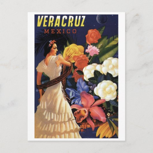 Veracruz Mexico Travel Briefkaart (Voorkant)