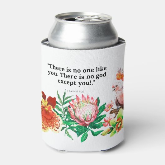 veraf van de bijbel met waterverf illustraties blikjeskoeler (Blikje Voorkant)