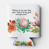 veraf van de bijbel met waterverf illustraties blikjeskoeler (Achterkant)