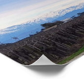 Verafgelegen bergen poster (Hoek)