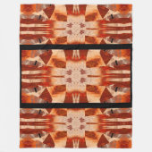 verafgelegen bloem fleece deken (Voorkant)