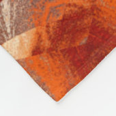 verafgelegen bloem fleece deken (Hoek)