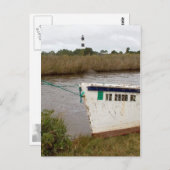 verafgelegen vuurtoren briefkaart (Voorkant / Achterkant)