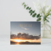 verafgelegen zonneset | Dominicaanse Republiek Briefkaart (Staand voorkant)