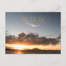 verafgelegen zonneset | Dominicaanse Republiek Briefkaart