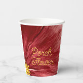 Veranda Bloem / Origineel / Papieren Bekers (Achterkant)