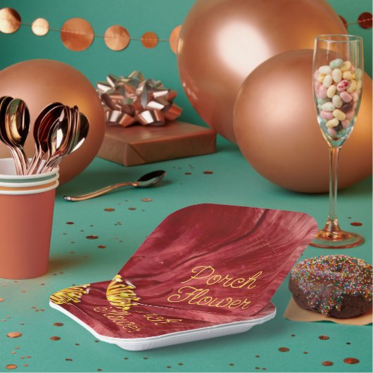 Veranda Bloem / Origineel / Papieren Bordje (Multi)