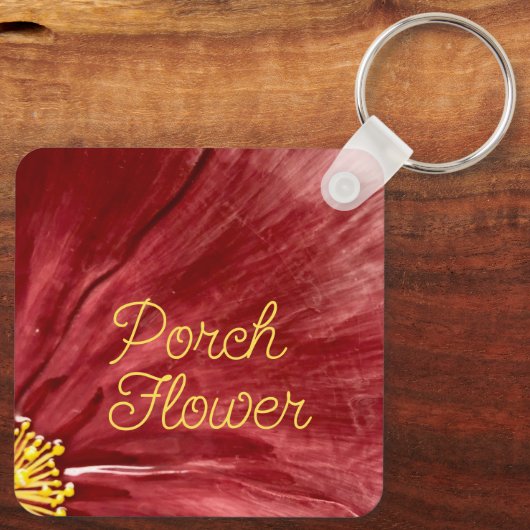 Veranda Bloem / Origineel / Sleutelhanger (Achterkant)
