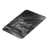 Veranda Bloem / Zwart-wit / Flexibele foto Magneet (Linkerzijde)