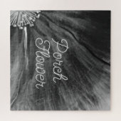 Veranda Bloem / Zwart-wit / Legpuzzel (Horizontaal)