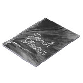 Veranda Bloem / Zwart-wit / Spiraal Notitieboek (Linkerzijde)