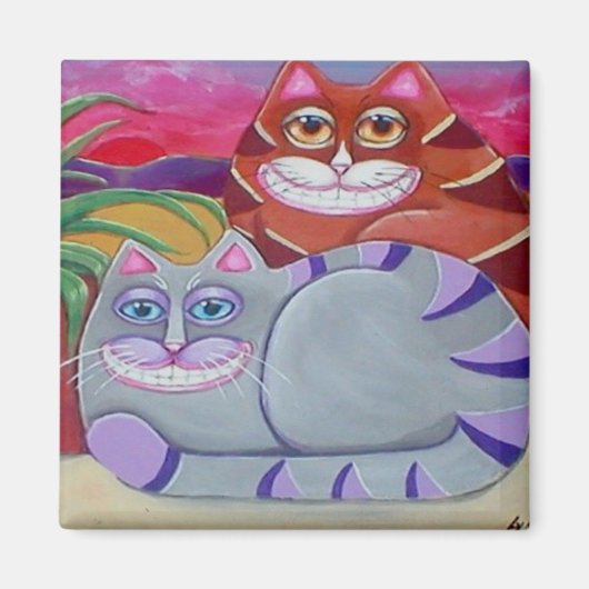 Veranda Katten Magneet (Voorkant)